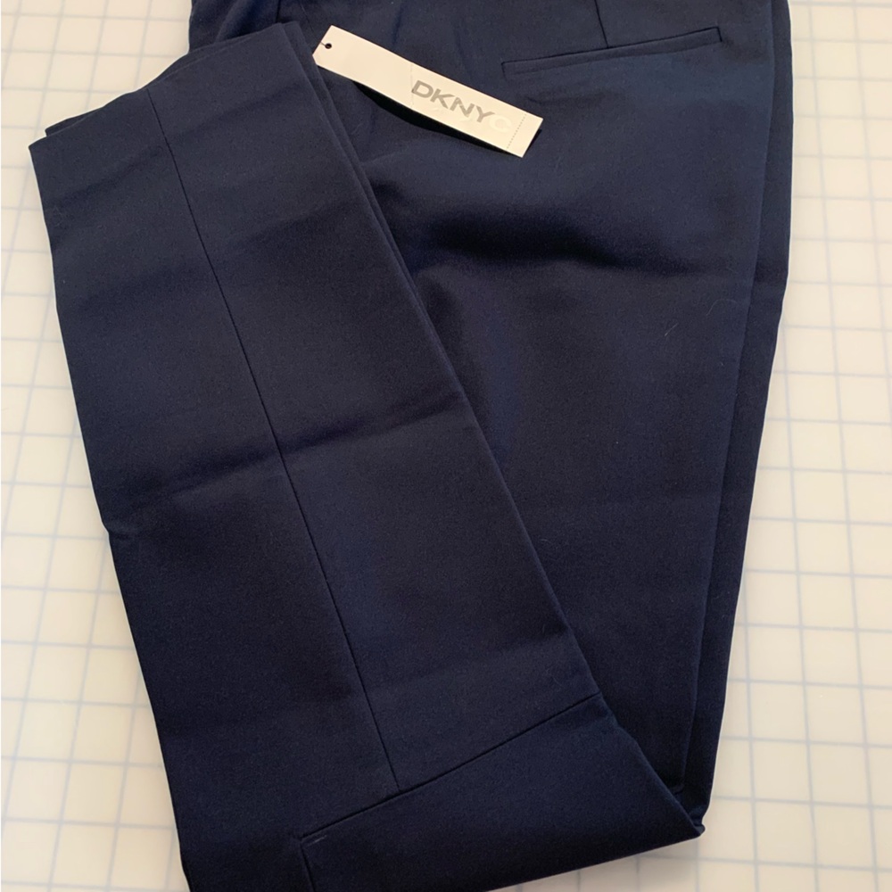 DKNY Navy Blue Trousers Size: 8
